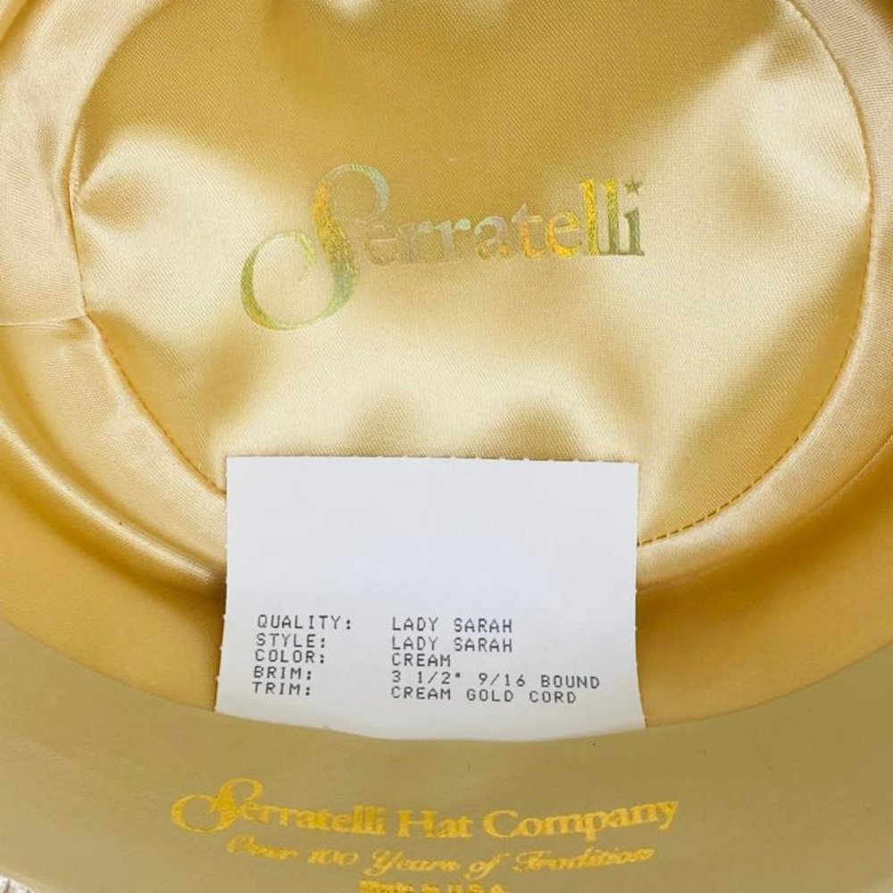Serratelli Women's Cowboy Hat Lady Sarah Silver Belly 7 Round Oval 56 - Picture 8 of 10